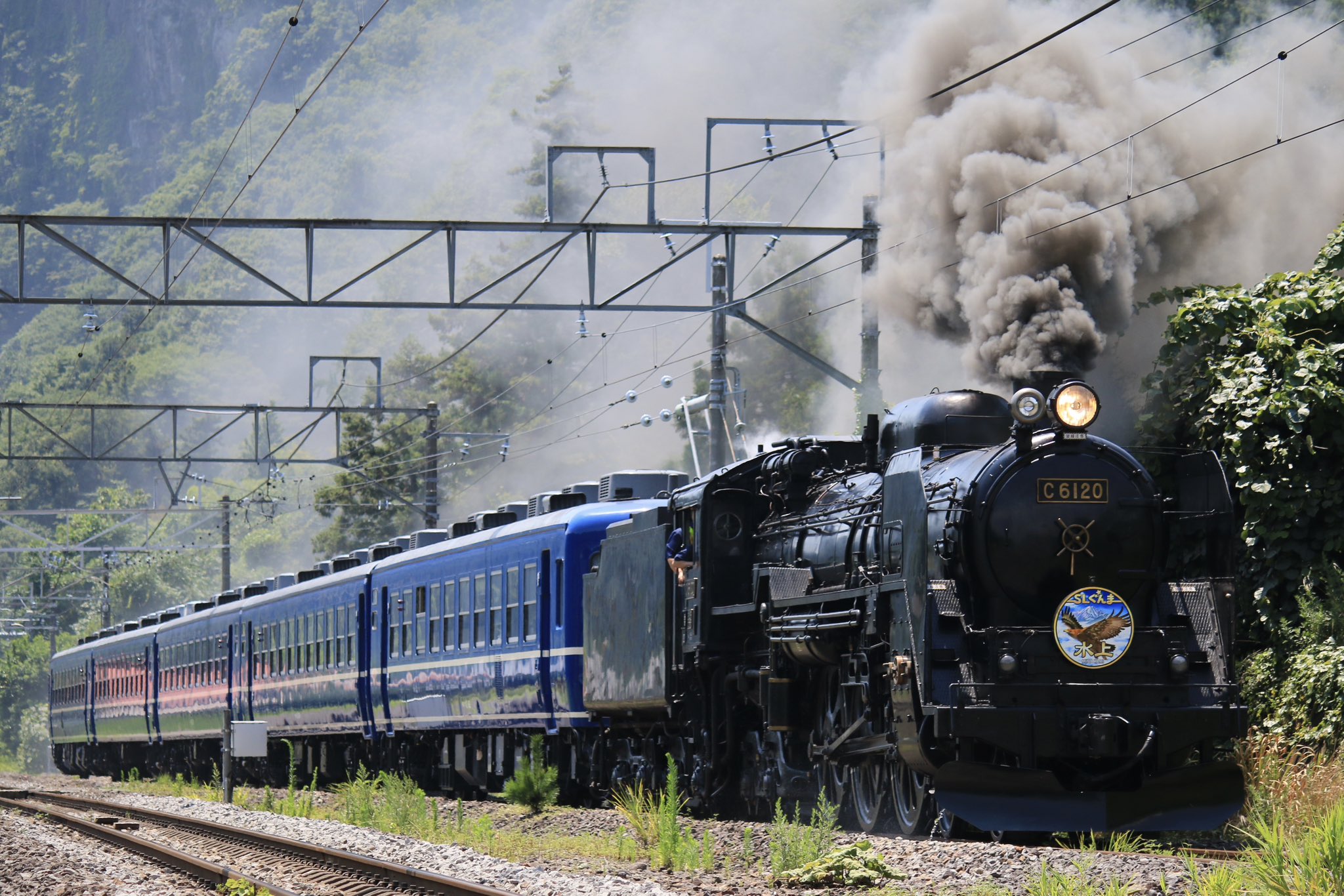 JNR エコノミークラス客車 Oha61 青 Blue HO C-7 Excellent Model Railroad Passenger Cars for sale