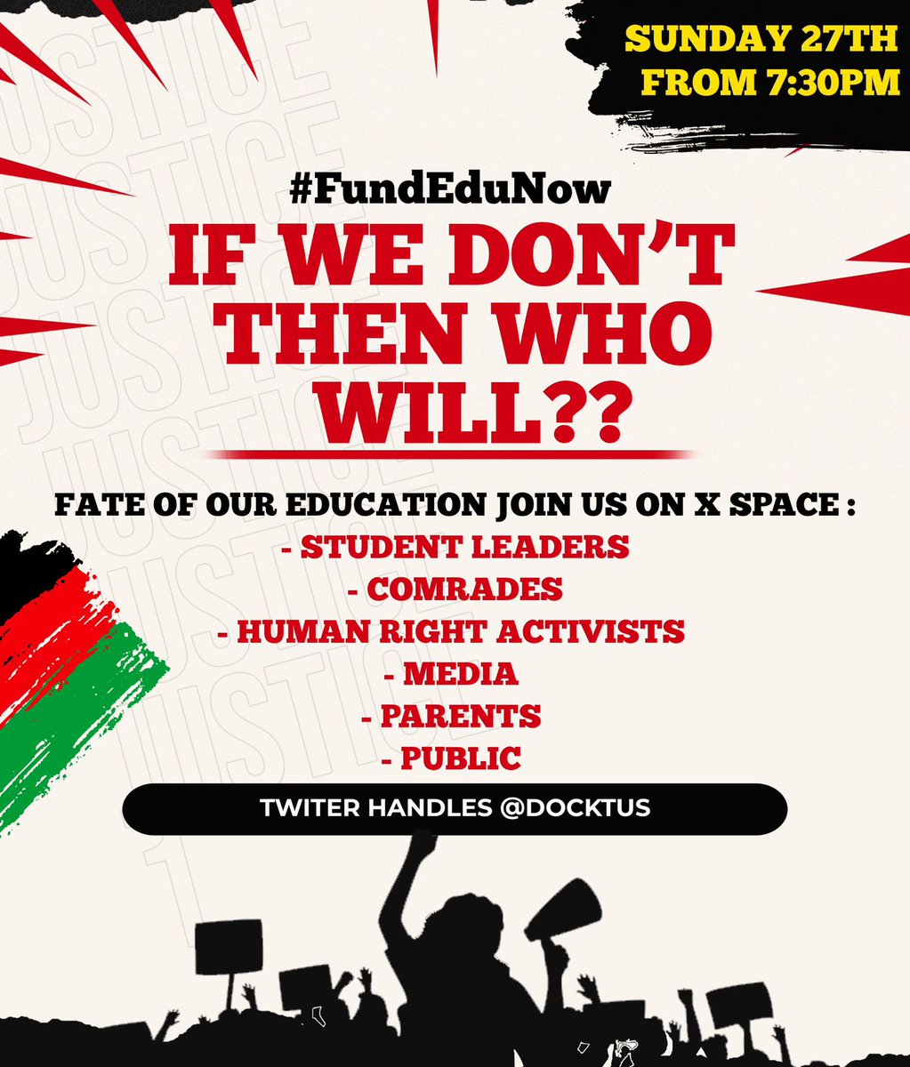 afreecarseye's tweet photo. Free Education Must be protected at all Cost. #FundEducationNow https://t.co/NSy7MGFQSj