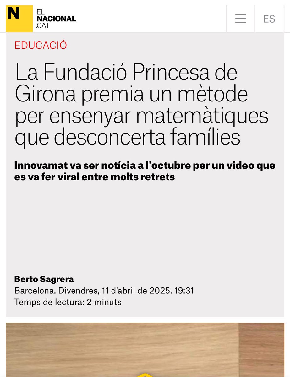 francescd's tweet image. Per cert, els borbons van premiar Innovamat durant l’akellare espanyolista al Liceu.
Sí, el mètode que desincentiva alumnes i professors i que ha situat Catalunya a la cua del coneixement.
Gràcies per res…