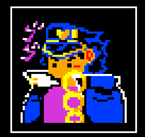 drew funny guy kujo jotaro for the undertale anniversary site thing