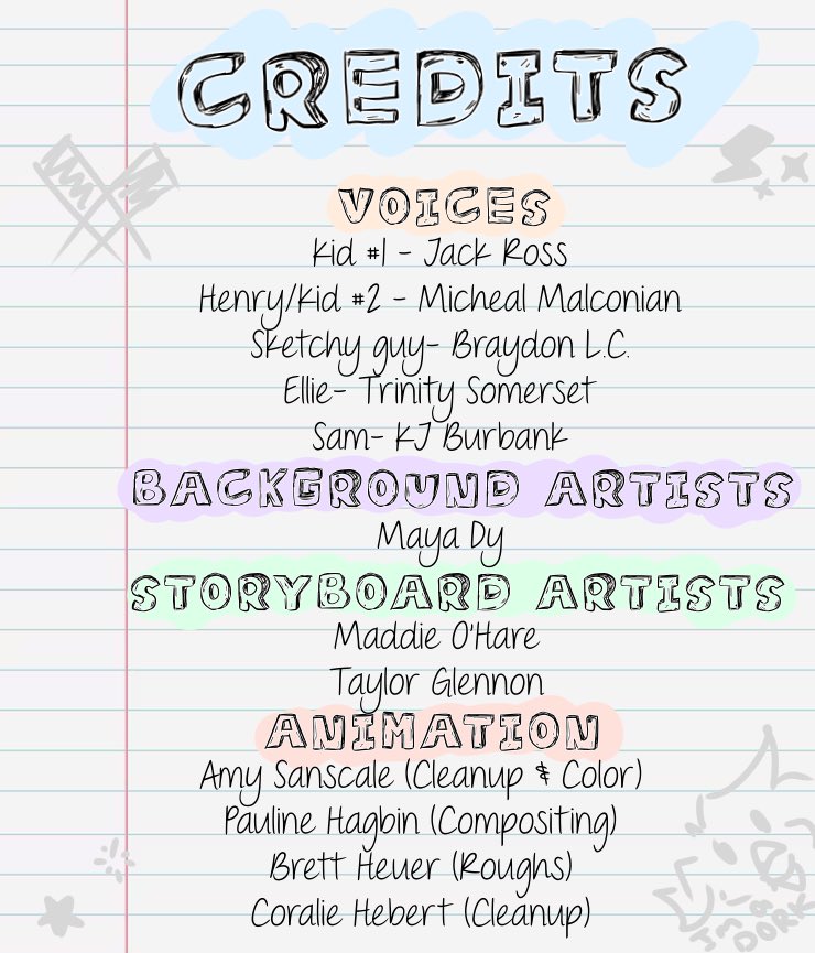 We loved being a part of #indieanimation pitch night by <a href="/aniapphub/">Animation Appreciation Hub</a> and we’re proud to have put our pitch video in the ring! For those of you finding us through that, welcome! 

Here are the talented folks who brought our pitch to life!