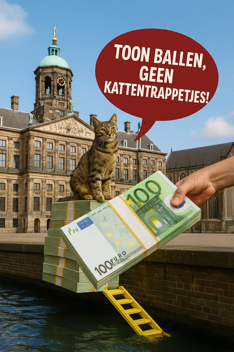 zeedijk020's tweet image. 💰Een ton voor kattentrappetjes.
📉Geen bewijs dat het werkt.
🚫Geld van Amsterdammers in de gracht gegooid.
🗣️@gemeenteraad020 @AmsterdamNL @GroenLinks020 @pvda_amsterdam @d66amsterdam @VVDAmsterdam @CDAAmsterdam @AmsterdamJa21 : Toon ballen. Draai dit terug.