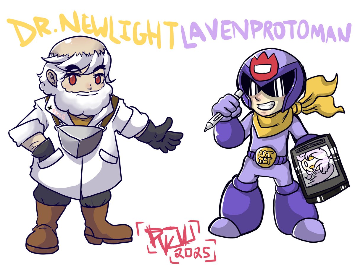 esproner's tweet image. I present Dr. Newlight (@Newlight012 ) and LavenProtoman (@Lavenproto )