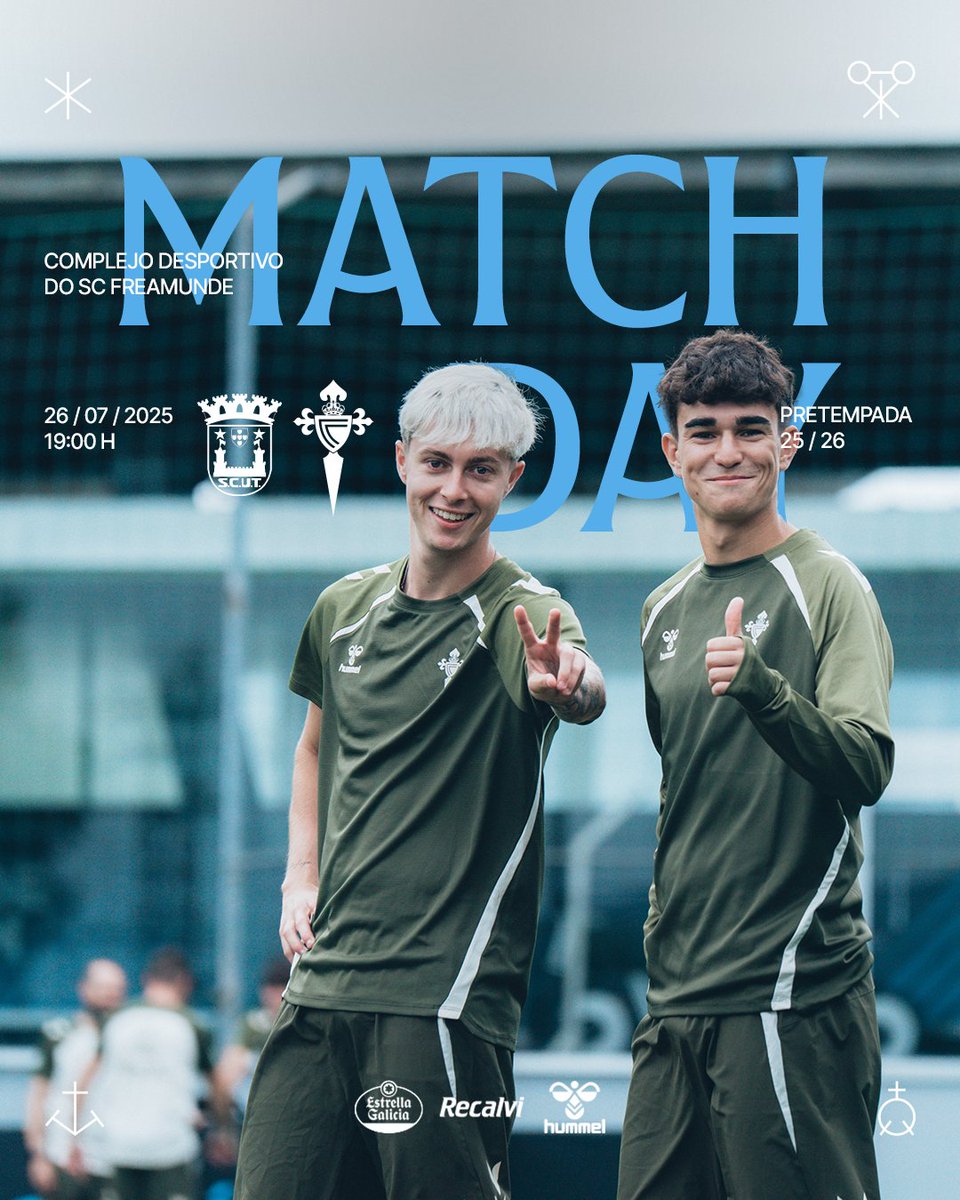 Canteira Celeste (@canteiraceleste) on Twitter photo Hoxe xoga o noso 𝗖𝗘𝗟𝗧𝗔 𝗙𝗢𝗥𝗧𝗨𝗡𝗔! 🩵
🆚 <a href="/scu_torreense/">SCU Torreense</a>
⏰ 19:00 CEST
🏟️ Complejo desportivo do SC Freamunde Hoxe xoga o noso 𝗖𝗘𝗟𝗧𝗔 𝗙𝗢𝗥𝗧𝗨𝗡𝗔! 🩵
🆚 <a href="/scu_torreense/">SCU Torreense</a>
⏰ 19:00 CEST
🏟️ Complejo desportivo do SC Freamunde