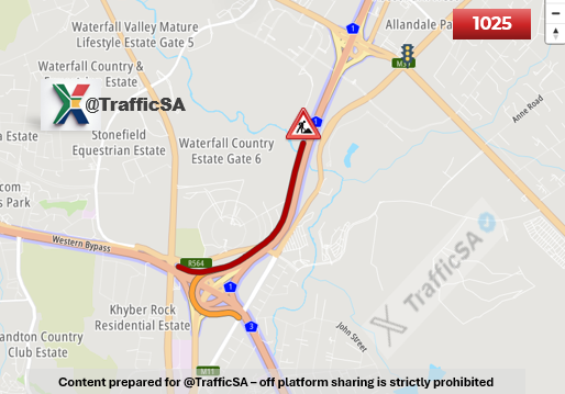 TrafficSA's tweet image. Midrand - Live View:  N1 North