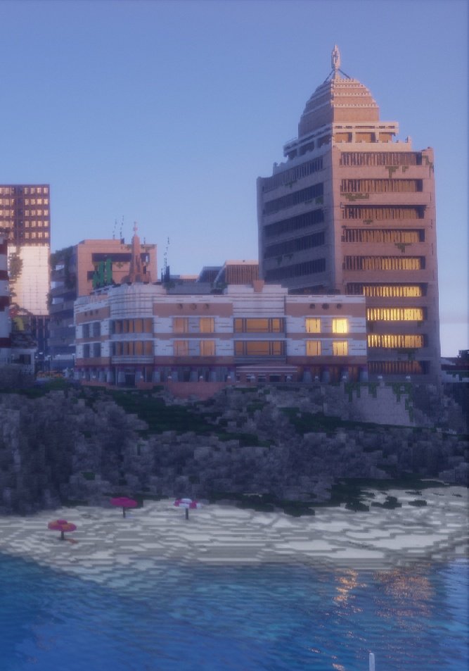 manofdutch's tweet image. Beach - minecraft