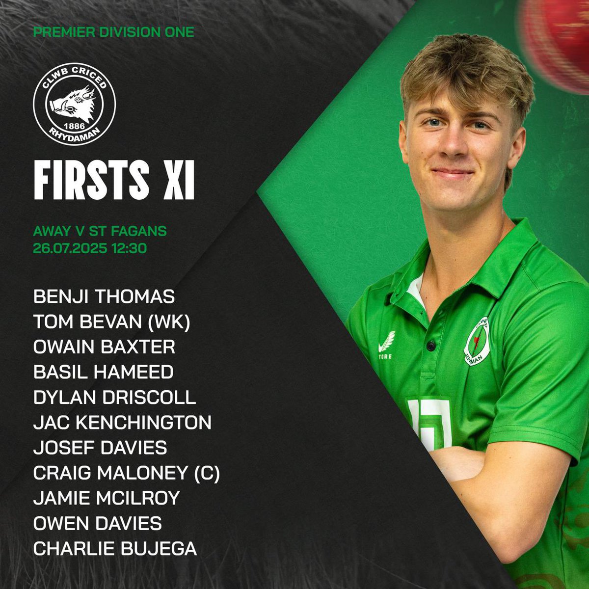 Ammanford CC (@ammanfordcc) on Twitter photo π <a href="/StFagansCricket/">St Fagans Cricket Club π¦π</a>
After an impressive outing last week, Tom Bevan is back again π
Hameed makes his debut in green π
Ymlaen π
#FirstXI | #ForgedInGreen π <a href="/StFagansCricket/">St Fagans Cricket Club π¦π</a>
After an impressive outing last week, Tom Bevan is back again π
Hameed makes his debut in green π
Ymlaen π
#FirstXI | #ForgedInGreen