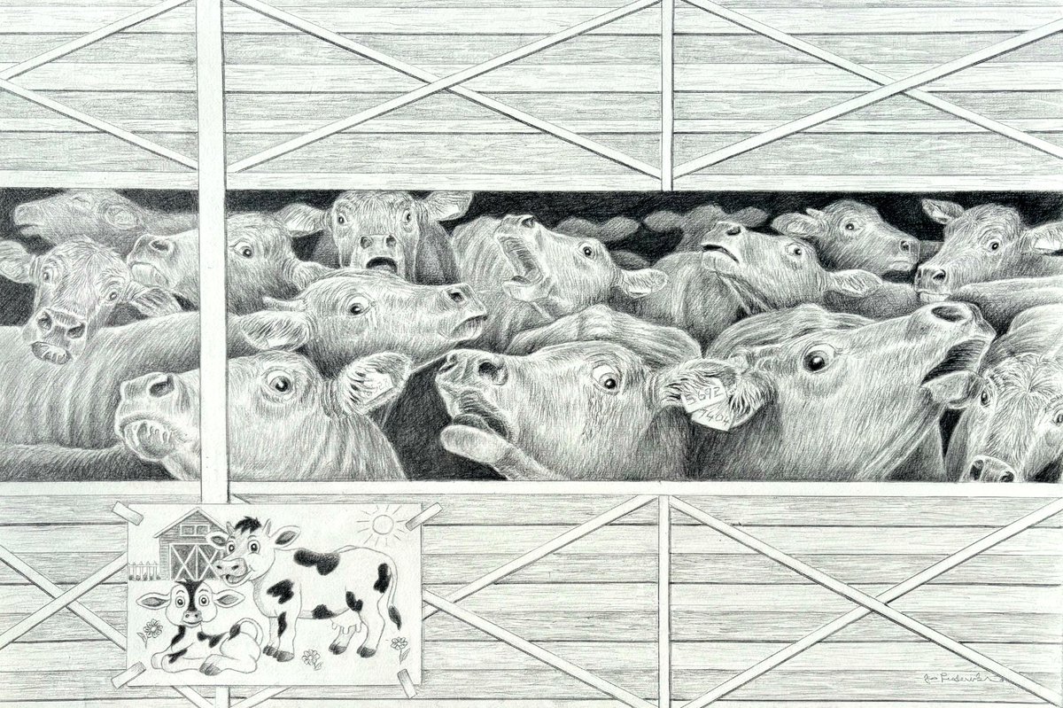 Highway to Hell 

#AnimalRights #art #vegan #artist