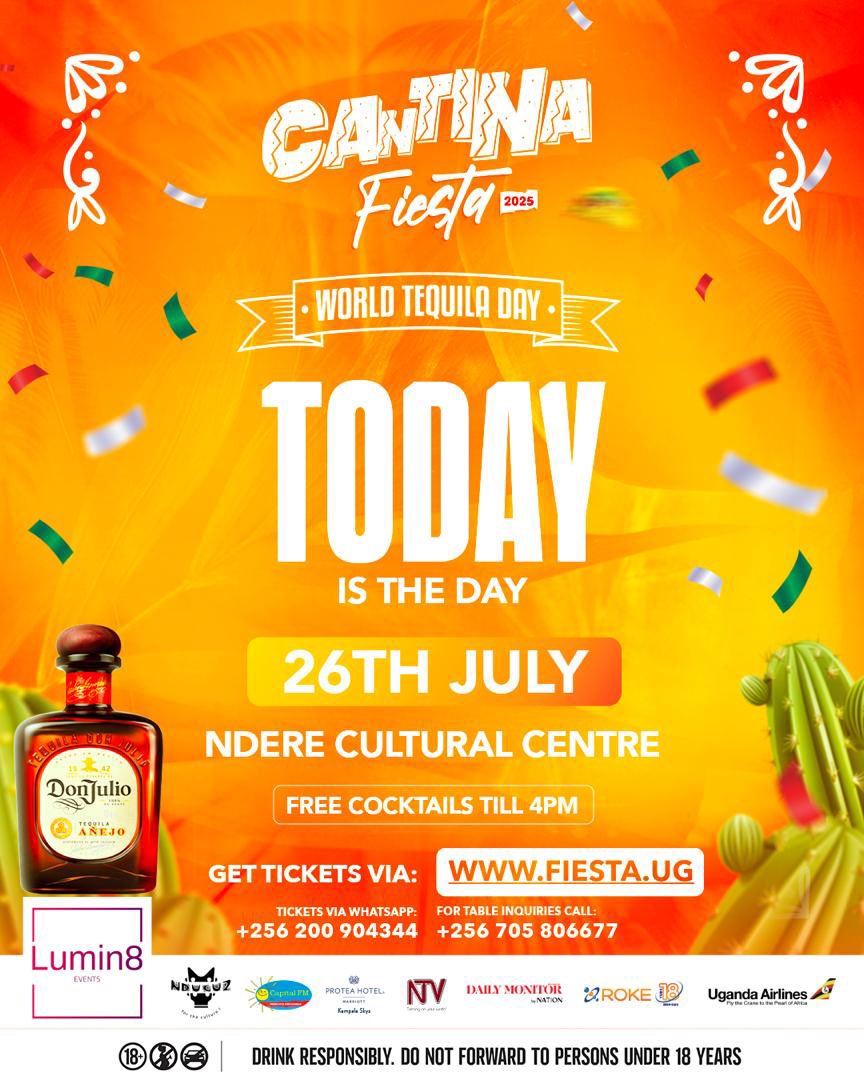 TracyKirabo4's tweet image. It’s the D-day💃💃💃💃 

All roads are leading to the #CantinaFiestaUG at Ndere Cultural Centre!