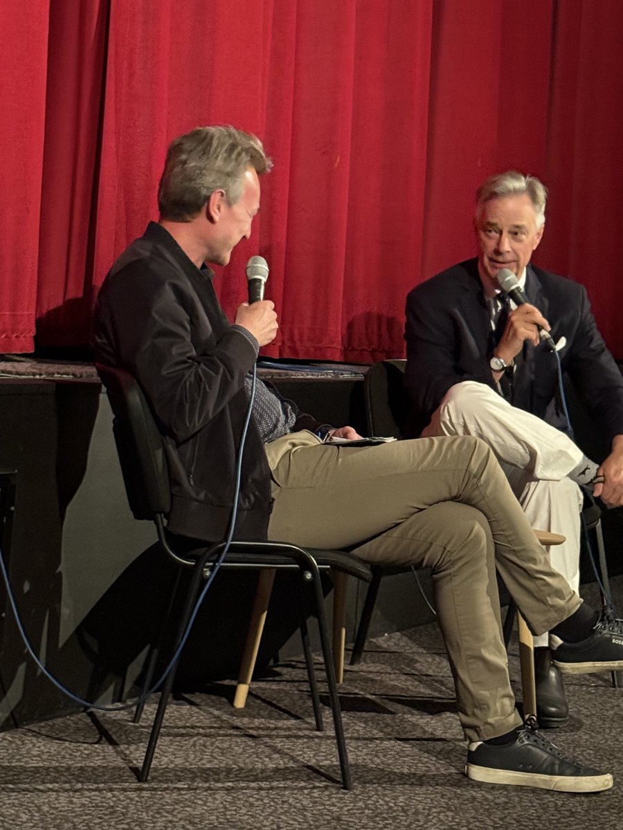 LostReelsUK's tweet image. An epic night on the @WhitStillman tour...a completely SOLD OUT house for our special presentation of METROPOLITAN. About a 50/50 split between repeat viewers and first timers, but for all never as great as from this gorgeous 35mm print and with a brilliant Q&A with Whit himself.