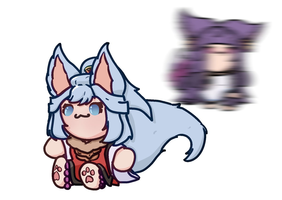 NiiemsA's tweet image. Societte decided to relax a bit today!!
Wait did you saw that!?
#GranblueFantasy #NiiemsRKGK