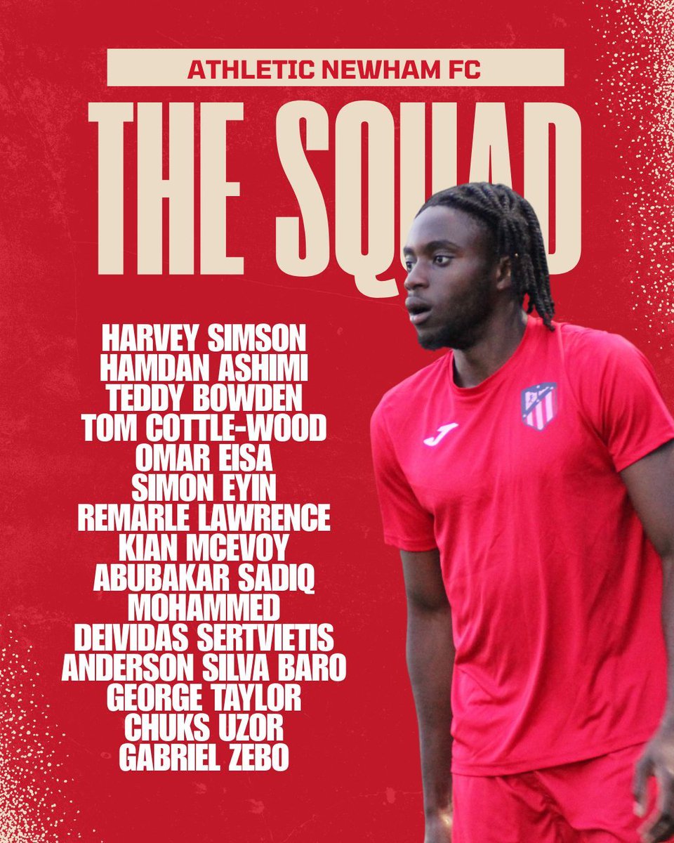 Athleticnewham's tweet image. ๐จ MATCHDAY ๐จ - @EssexSenior
The wait is over. The new season kicks off today!
๐ @LittleOakleyFC
๐ The Memorial Ground
๐ 3:00 PM KO
Weโre on the road to start the campaign โ letโs make it count.
