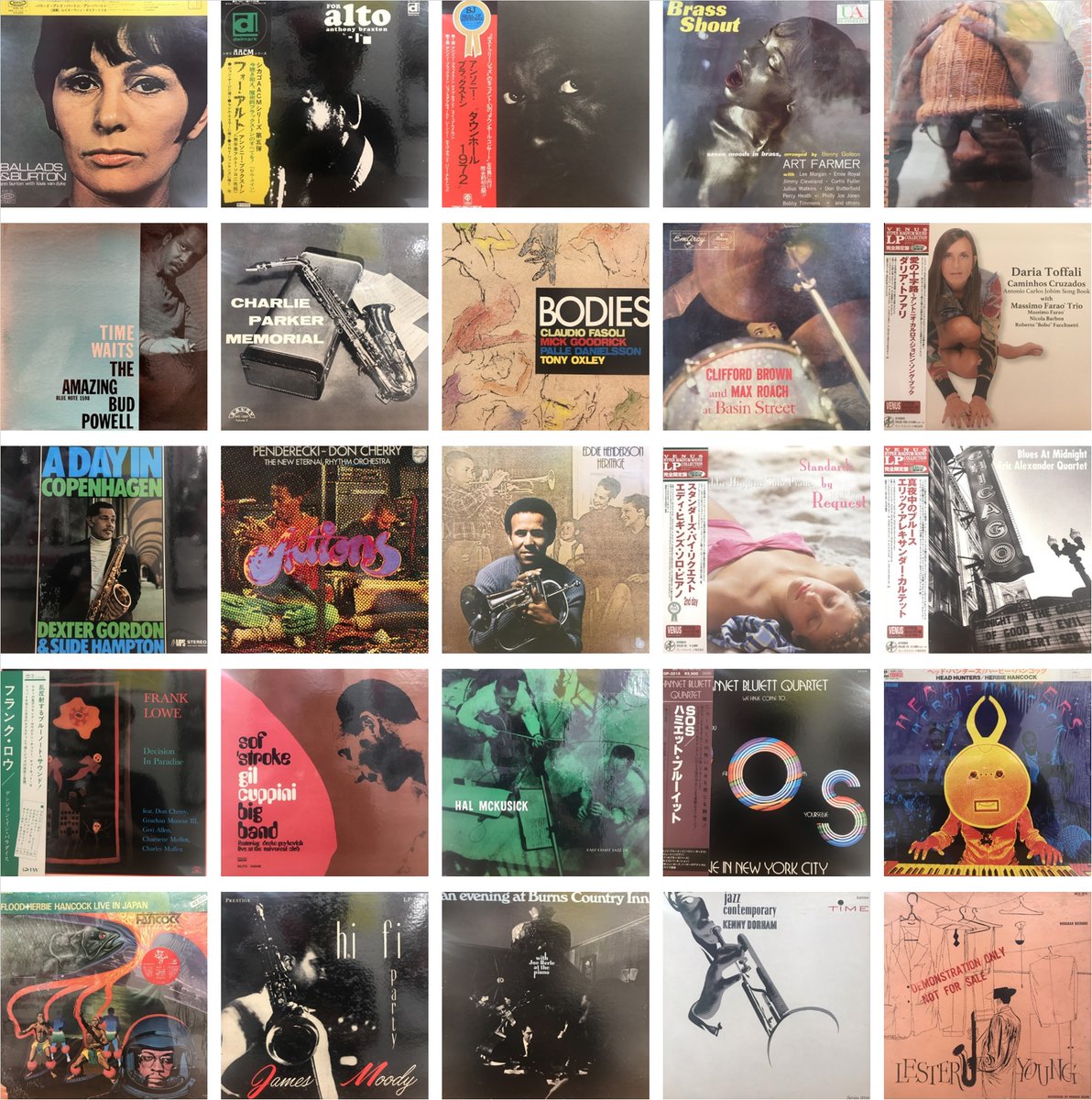 HMVrs_sinsaib's tweet image. 【価格入りリスト更新💡】
7月26日(土)新着JAZZ 放出!
MODERN-JAZZ名盤/定盤/人気盤/FREE/和JAZZなど新着品まとめて出品いたします!
hmv.co.jp/news/article/2…