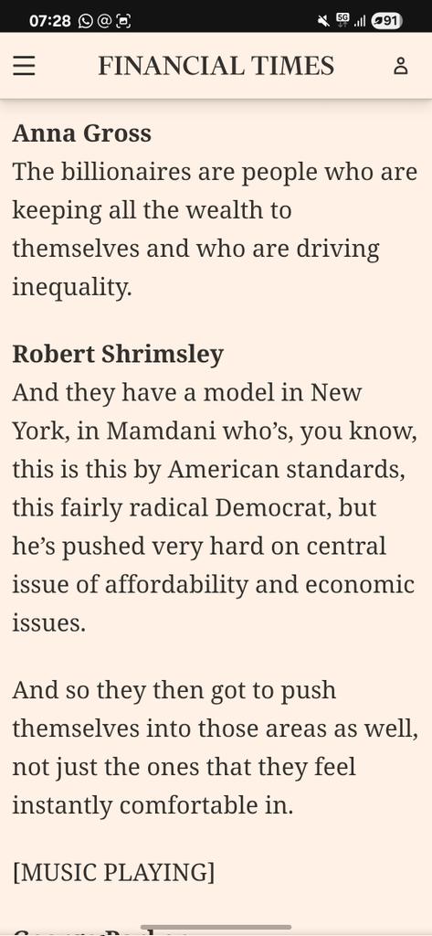 Financial Times predicting that if I win the leadership of the Green Party - not just Labour that need to worry but the Lib Dems too!

Time to unite the 99% and tax the wealth of the 1%.

#BackZack