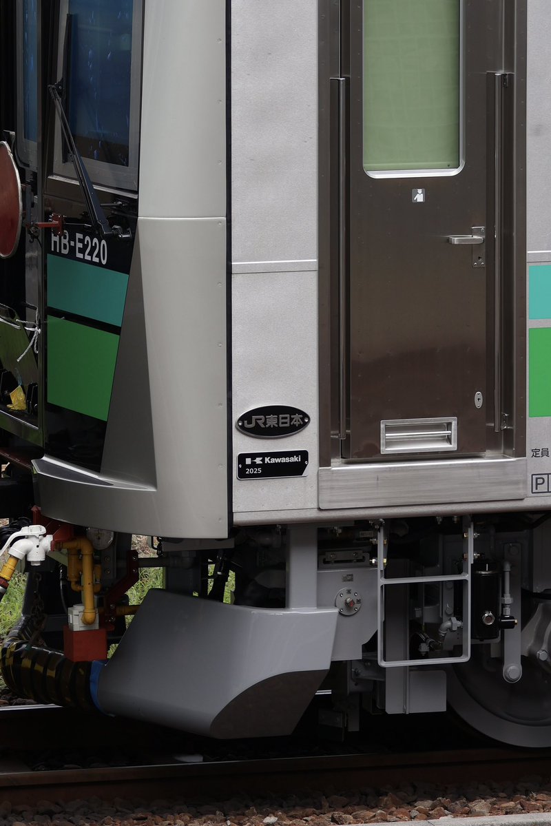 GV_tetsu's tweet image. HB-E220系
Kawasaki 2025のプレートが良すぎる