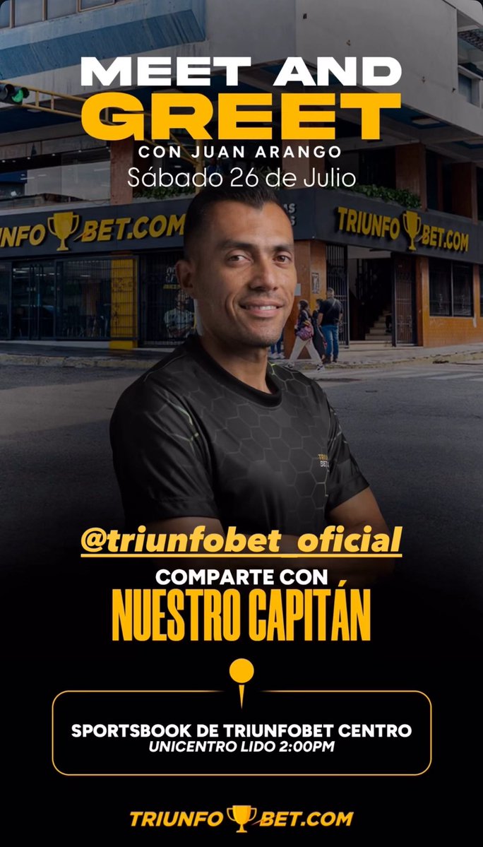 ManoloDavilaS's tweet image. Meet and Greet con el capitán eterno de nuestra selección este sábado 26 de Julio en San Cristóbal @Triunfobet1