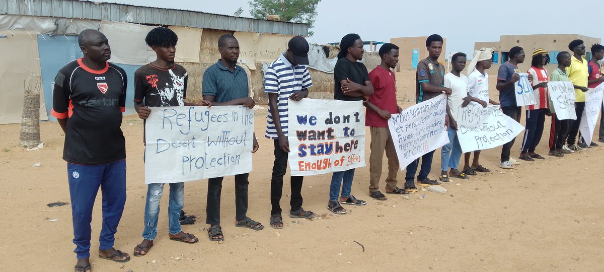 hashim_ha19506's tweet image. 307🔴days
From the peaceful protest in Agadiz, we do not want to stay here @davide_tommasin @FermentedDream @FocusOnAfricaIt @JFCrisp @paolaup2 @UN @UNGeneva @UNHCRNiger @Refugees @UNFCCC @UNCTAD @UNarabic