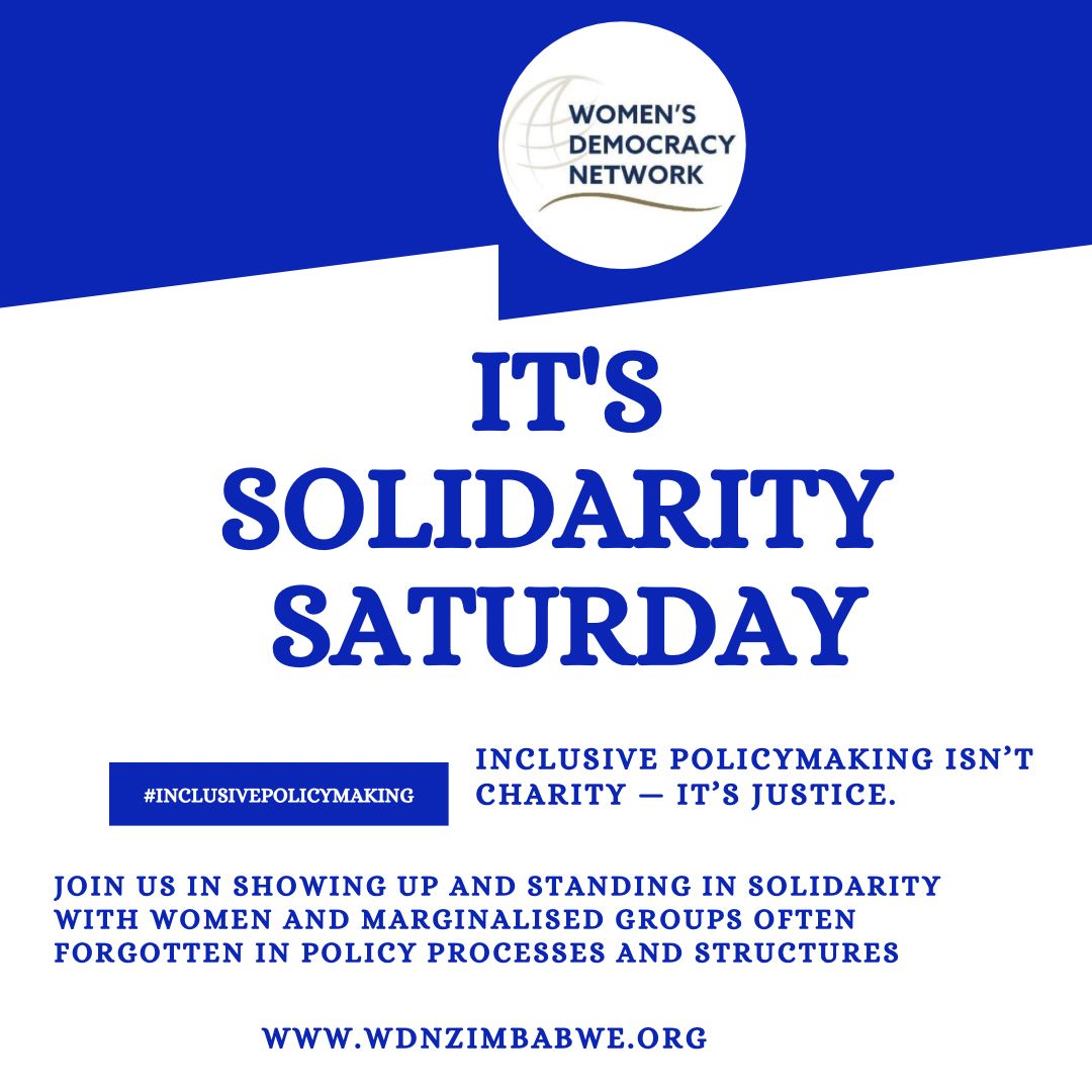 #SolidaritySaturday
Inclusive policies can’t happen if key voices are excluded.

🎯 Let’s stand with marginalized communities by:
✅ Listening
✅ Removing barriers
✅ Making access real
✅ Sharing Power
Inclusion is not optional — it’s essential.
