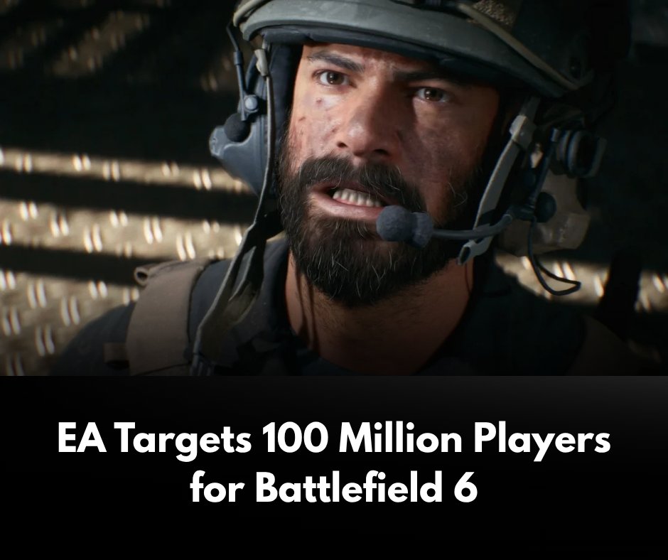 gamingamigos24's tweet image. EA Targets 100 Million Players for Battlefield 6 gamingamigos.com/post/ea-battle…