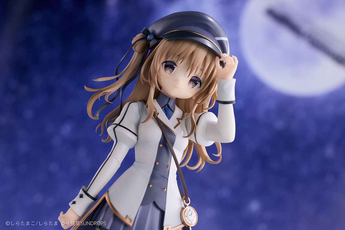 sundrops_jp's tweet image. \ ご予約締切まで…あと6日!/
本日はカルハのフィギュアをご紹介します🎀
可愛いらしいスカートに、すらりとした脚を包むニーソックス、そして、元気さとおしとやかさを感じさせるサイドポニー。ちょこんと帽子を持ち上げる仕草もとってもキュート✨
しらたま先生(@shiratamacaron)…