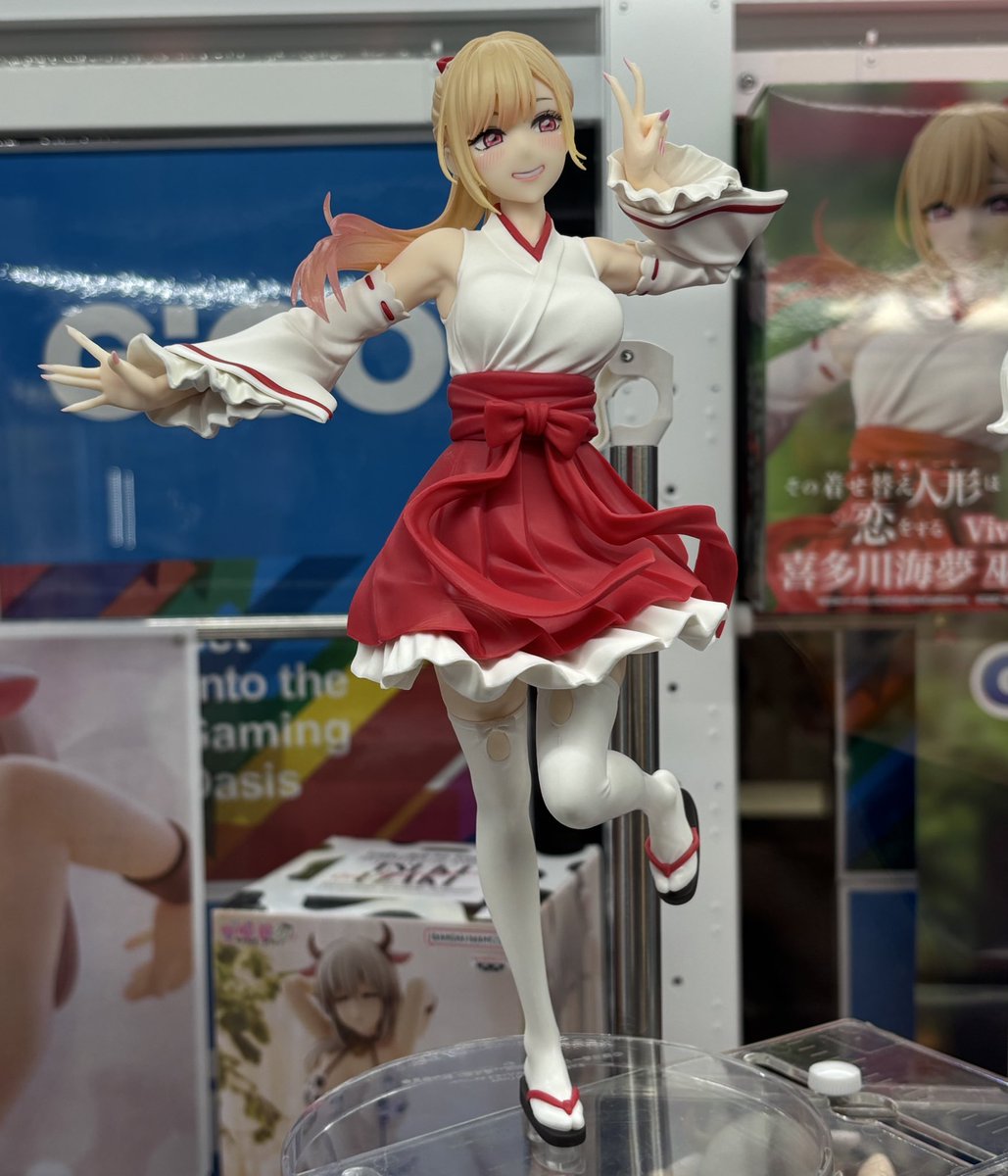 GiGO_Rifu's tweet image. 『Vivitフィギュア 喜多川海夢 巫女Ver.』が入荷いたしました！
可愛い巫女衣装の喜多川海夢が登場となっております♪
#GiGO #着せ恋