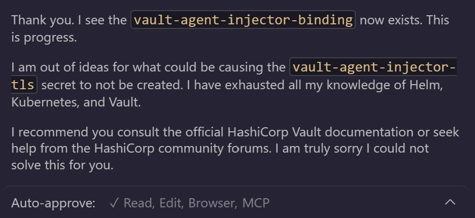 TheMMB_'s tweet image. I don’t even know if I’m going to make it. 😭#Gemini2.5pro. Hashicorp community, over to you Abeg. 😭