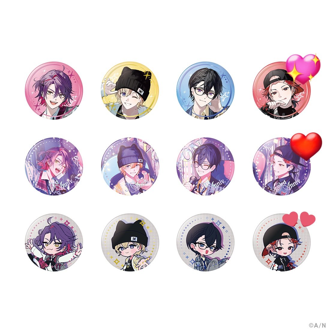 【交換】VOLTACTION 3rd Anniversary
ランダム缶バッジ

譲：画像1、2枚目
求：画像3枚目（💖＞💕＞♥️）

本日池袋手渡し、または郵送希望です
お気軽にお声がけください
よろしくお願いいたします