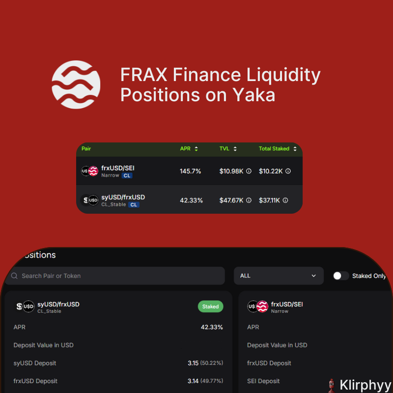 Not many users on CT have taken profits, but I'm definitely the 1% who did and is making use of the APY or APR from different DeFi pools from stablecoins.

My strongest exposure is on <a href="/SeiNetwork/">Sei</a> and it's DeFi Protocols.

Aside from memes, I also provided liquidity on