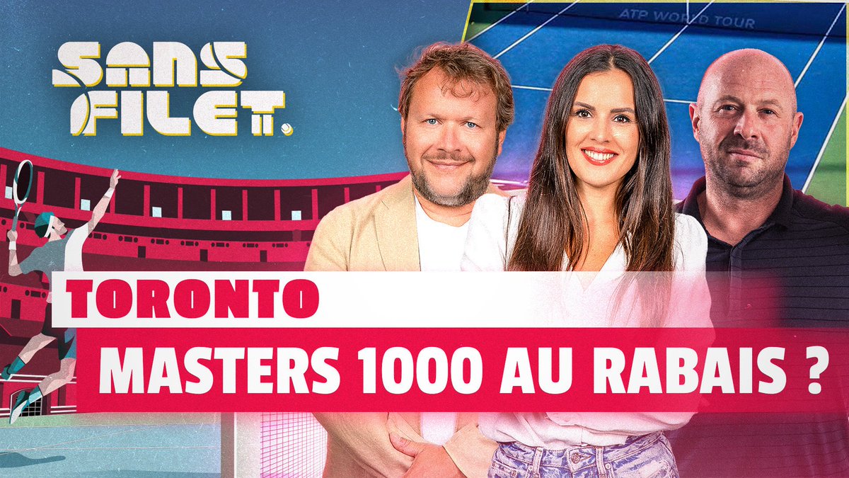 Sans Filet 🔞 (@sansfilet) on Twitter photo 🍁 Masters 1000 de Toronto sacrifié ?
🚨 LIVE À 11h ▶️ youtube.com/live/LdLK8_jkX…
🗣️ <a href="/MarieBeljean/">Marie Dib Beljean</a> / <a href="/FredVerdier/">Frédéric Verdier 🎾⚽️🎭🎫🎸📖</a> / <a href="/JulienVarlet1/">Julien Varlet</a> 🍁 Masters 1000 de Toronto sacrifié ?
🚨 LIVE À 11h ▶️ youtube.com/live/LdLK8_jkX…
🗣️ <a href="/MarieBeljean/">Marie Dib Beljean</a> / <a href="/FredVerdier/">Frédéric Verdier 🎾⚽️🎭🎫🎸📖</a> / <a href="/JulienVarlet1/">Julien Varlet</a>
