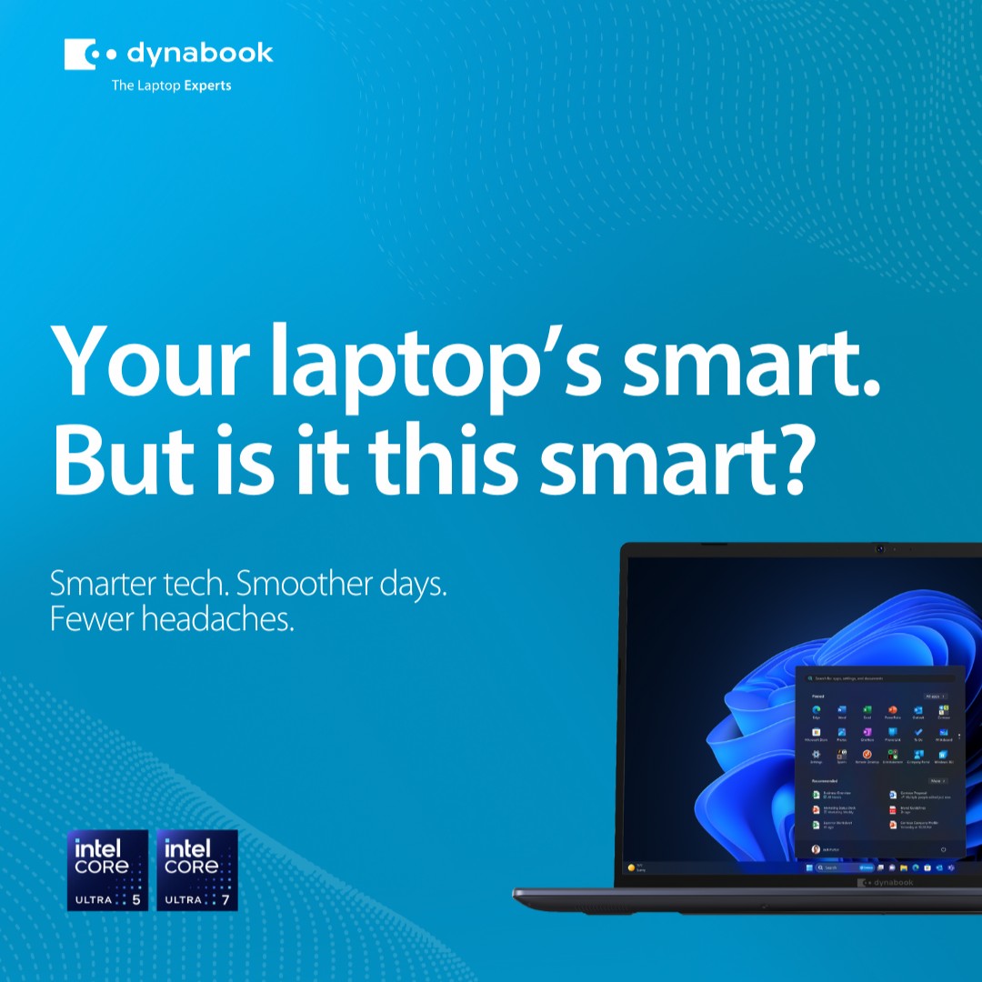 Dynabook’s AI-powered laptops, featuring Intel® Core™ Ultra processors, are designed to handle both your everyday tasks and AI-driven workloads with ease.

#DynabookANZ