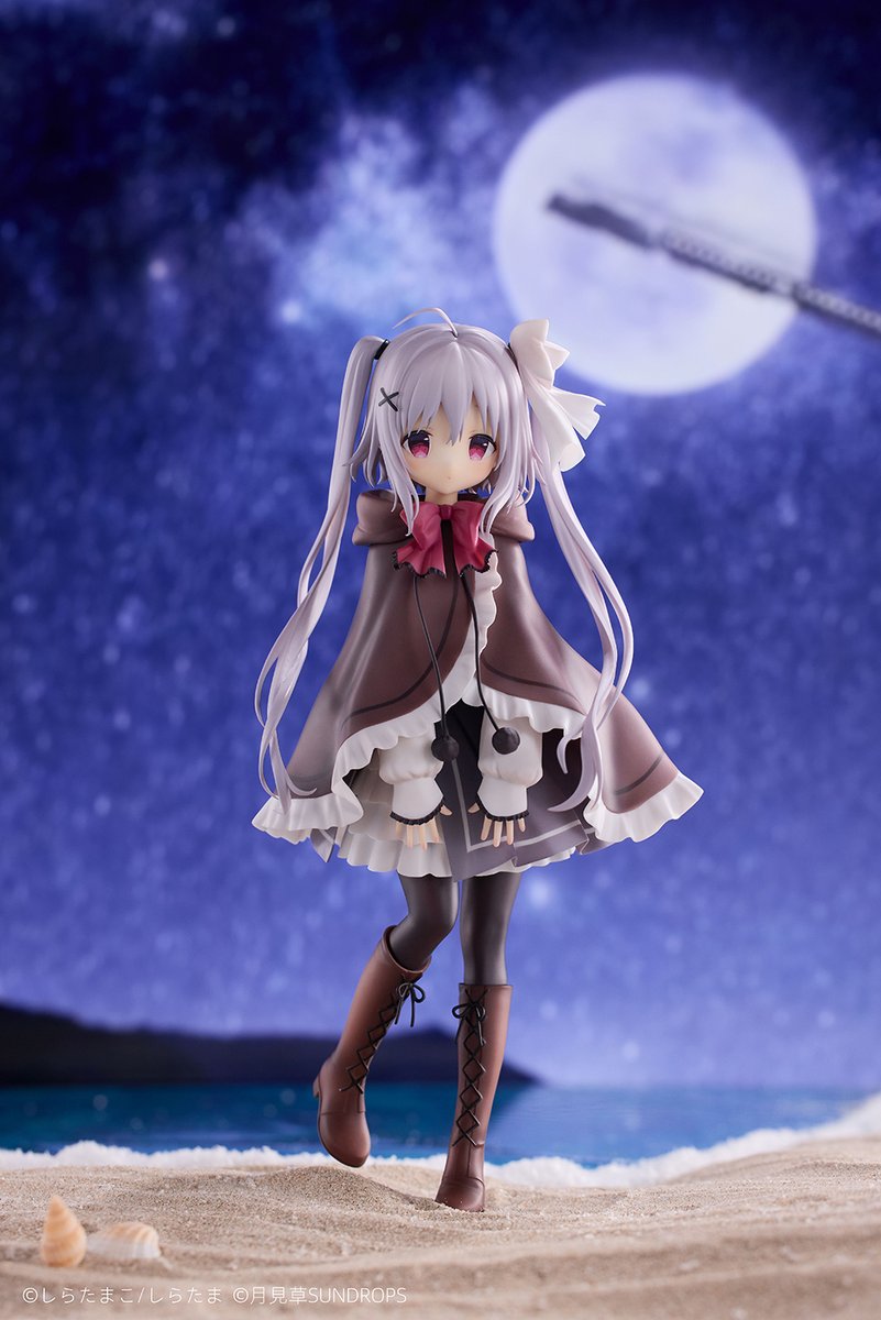 sundrops_jp's tweet image. \ ご予約締切まで…あと5日!/
本日はねりのフィギュアをご紹介します⛄️
可愛らしいツインテールに、ふんわり揺れるマント姿。
大きめのお洋服にすっぽりと包まれた小さな体が、
どこか儚げで、あたたかく守ってあげたくなるような雰囲気❄️
しらたま先生(@shiratamacaron)…