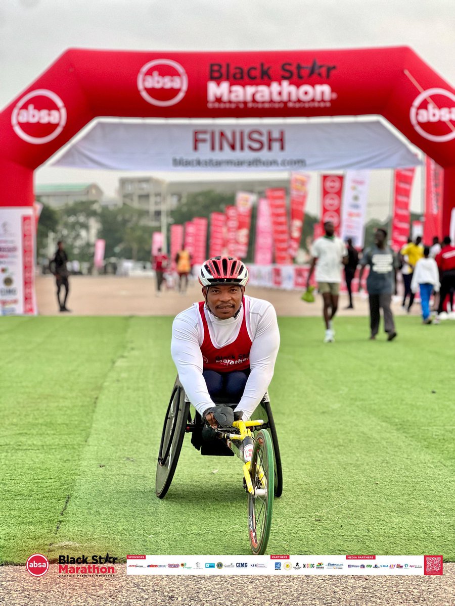 Citi973's tweet image. 📸 #AbsaBlackStarMarathon — Strength has no limits.🔥
Swipe through to see some of our amazing para-athletes owning their lane with power and pride. 💥
🎥 youtube.com/watch?v=6mGY2M…
#ChannelOneTV @AbsaGhana