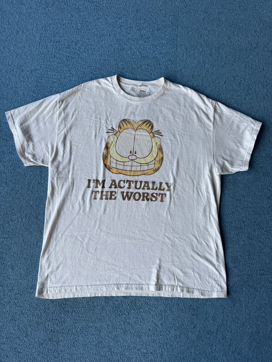 mirage029's tweet image. .
.
SP⚡️
.
" Garfield "
.
アイボリーカラーでとても可愛いデス🐈
.
大洗シーサイドステーション2階
Mirage
.
#茨城 #大洗 #古着屋
#大洗シーサイドステーション
#garfield #nickelodeon