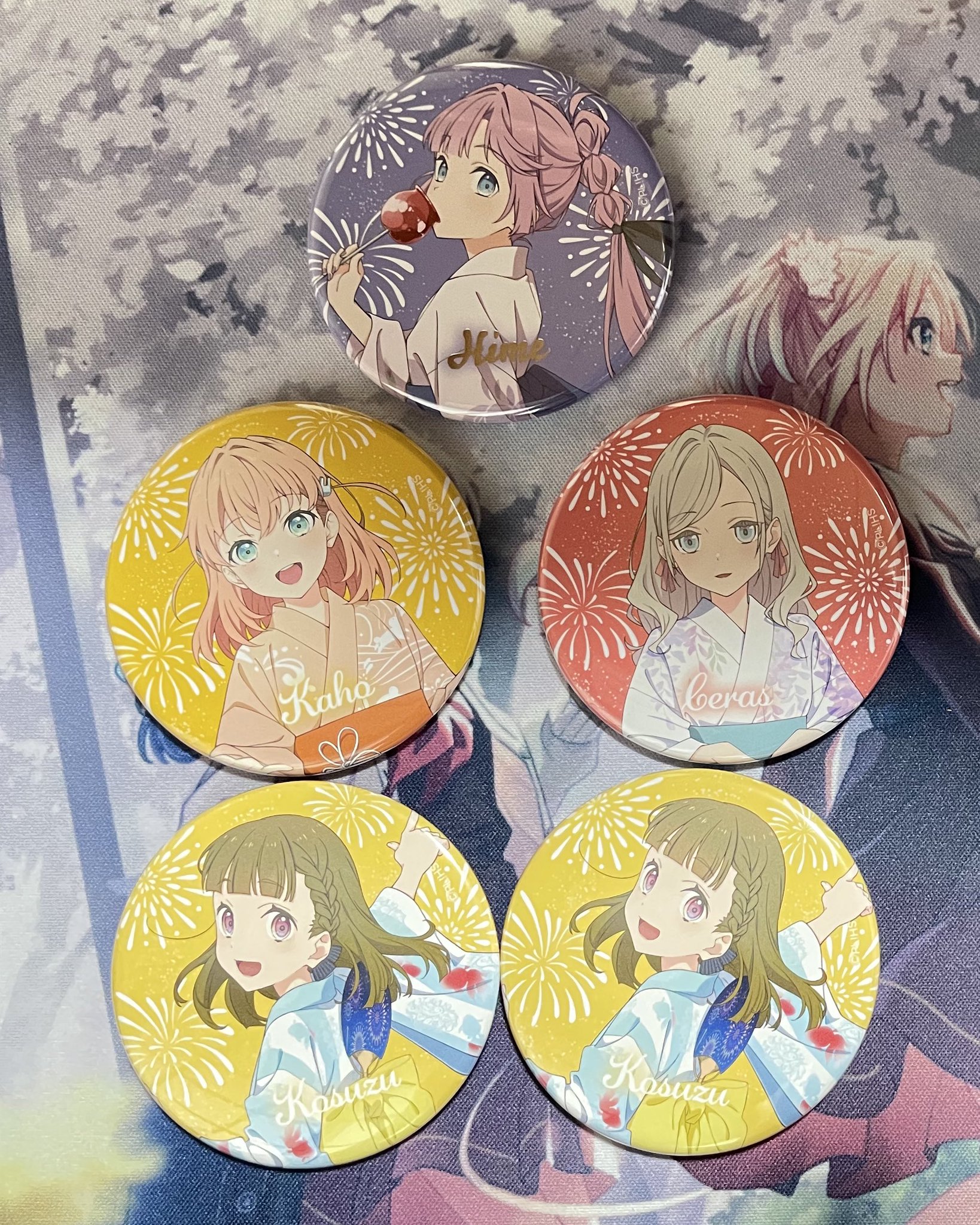 安養寺姫芽 缶バッジ 6点 北國花火大会2025 きりの@取引 on X: 