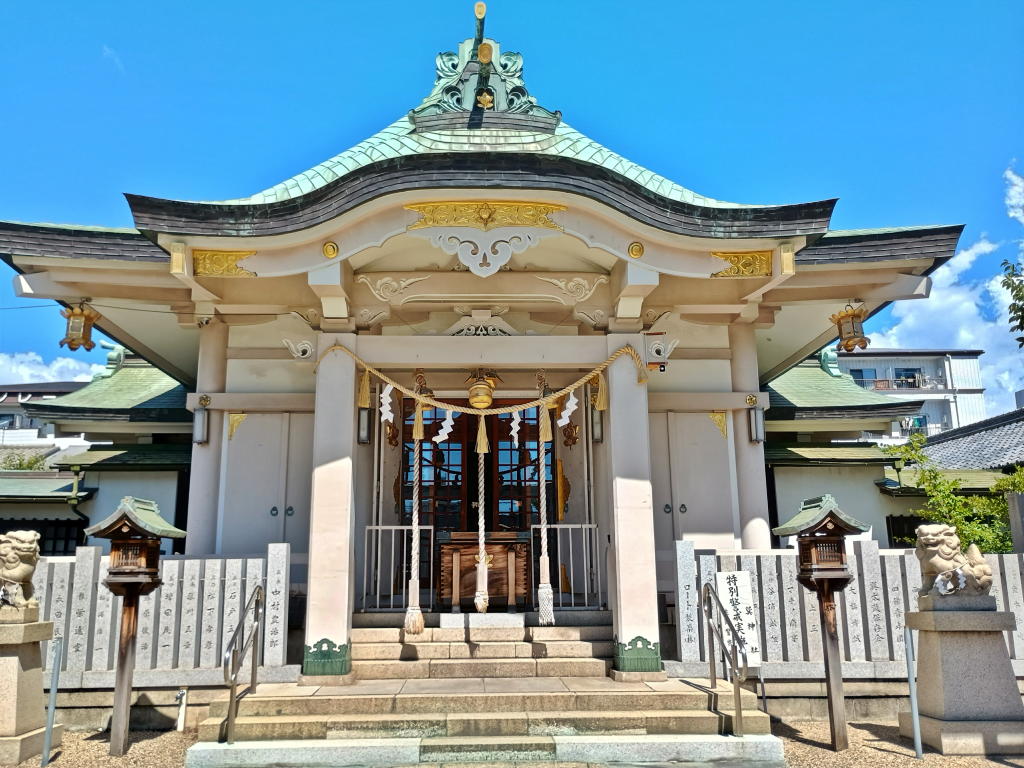 LostZeroStation's tweet photo. 7/26，③ #巽神社 を参拝
　御朱印を頂きました。😊
　#六十六花御朱印巡り 第49番
#御朱印めぐり  #大阪市生野区 https://t.co/Wo3VrpKwTu