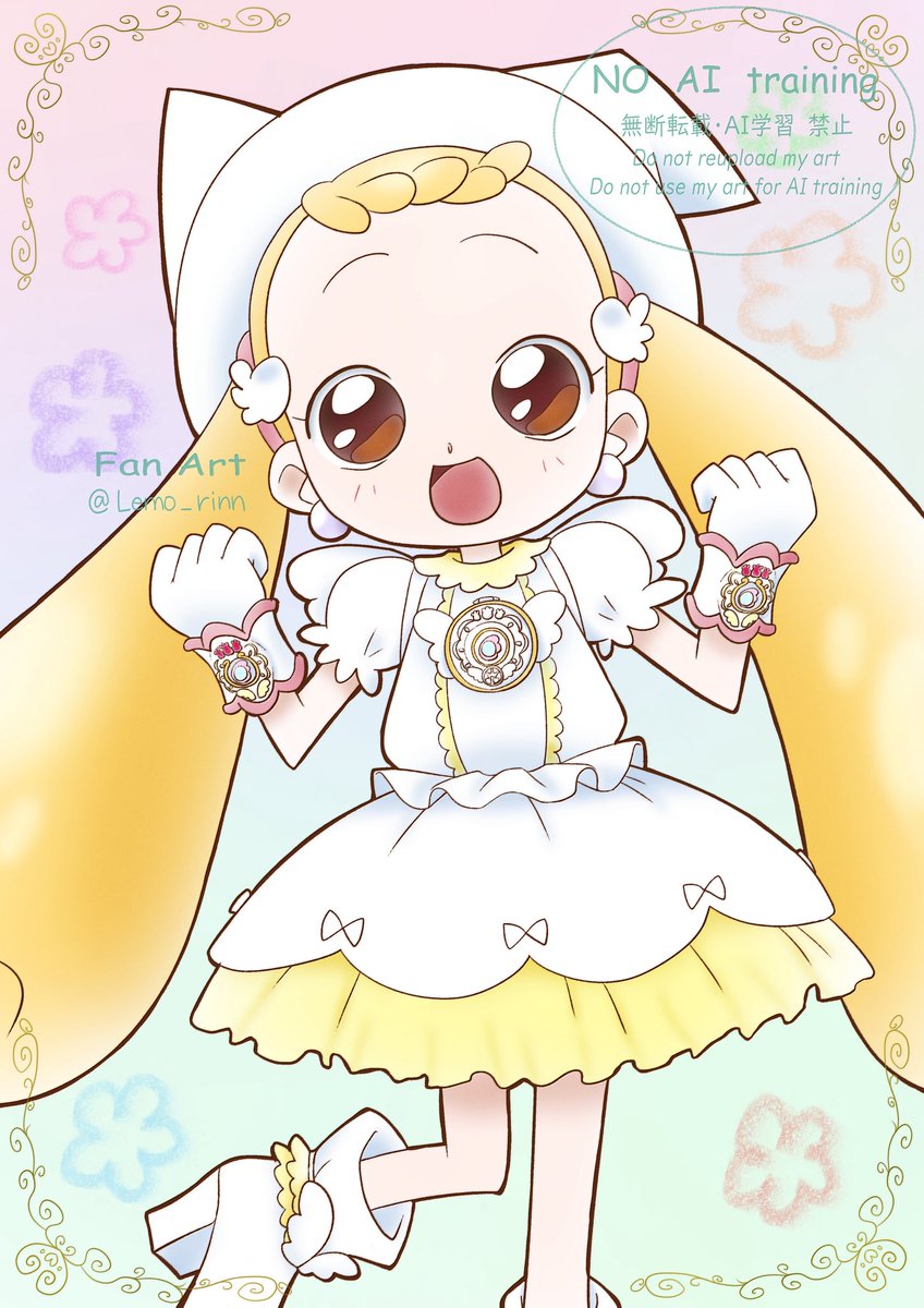 ハナちゃん完成✨

おジャ魔女どれみサマーパーティー2025は行けないけど、久しぶりに大谷育江さんが参加してくださるの本当に嬉しい！

#おジャ魔女どれみ