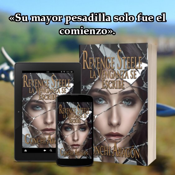 ConchiAragonP's tweet image. ¡¡¡Novedad!!!
Ya está disponible mi nueva novela: Revenge Steele, la venganza se escribe.
«Su mayor pesadilla solo fue el comienzo».
Enlace ➡️ relinks.me/B0FG57K35H
#nuevanovela #novedades #novelademisterio #Venganza #noveladevenganza #Novelas #NolodejesPasar