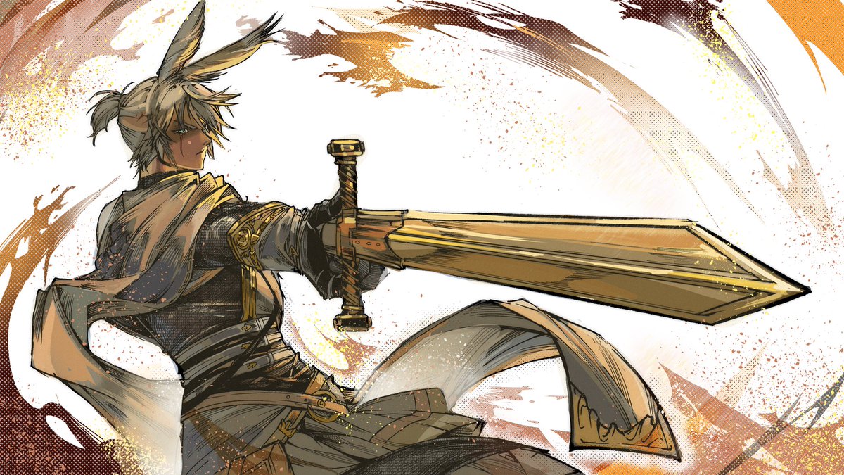 potatobrush's tweet image. #VGenComm #FFXIV #ff14 #Viera