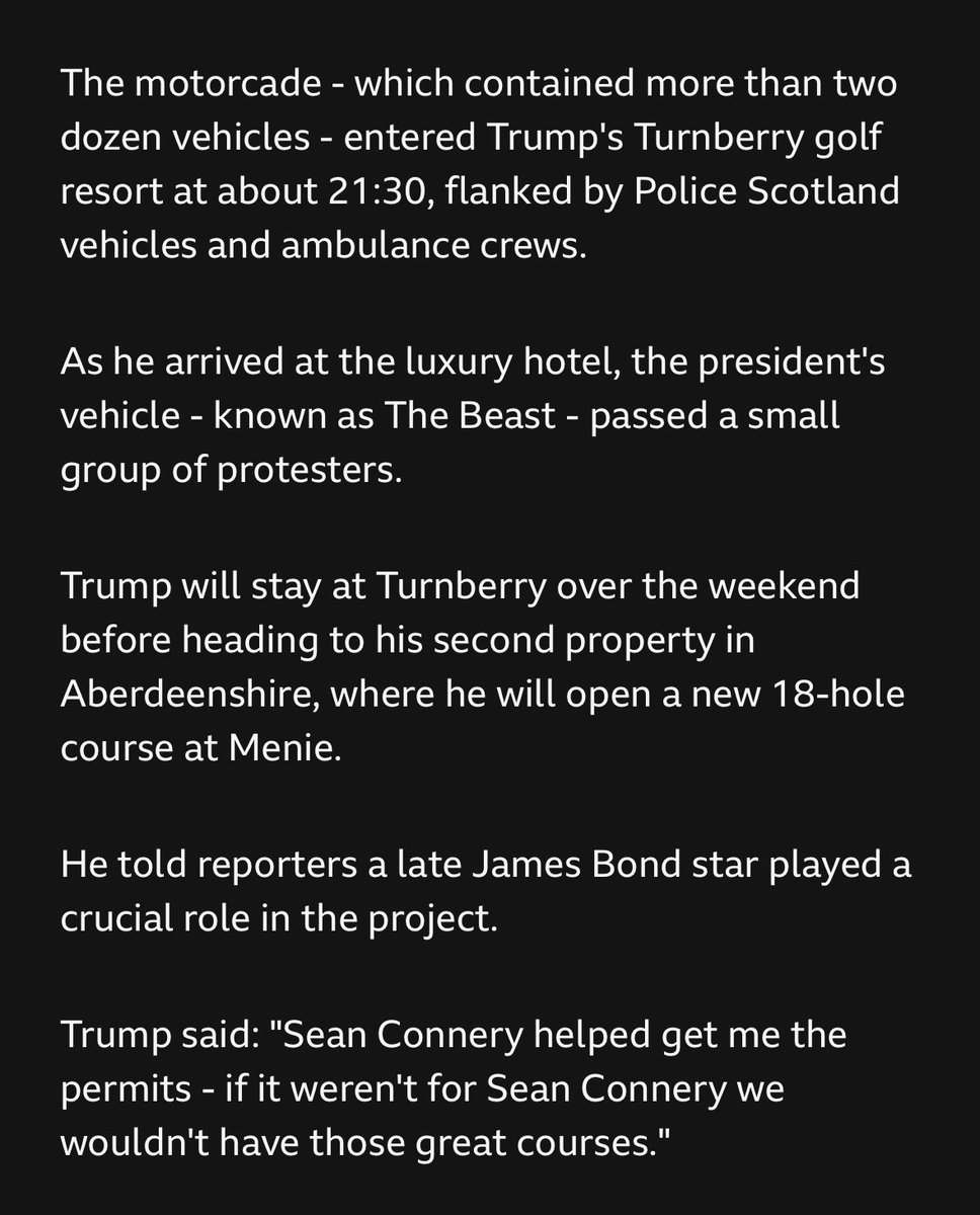 jwsal's tweet image. The fact that Trump is in the UK to open a new golf course says a lot about land ownership in the UK and shows why 1% of the population owning 50% of the land is a major cause of the housing crisis that blights the lives of most ordinary people.