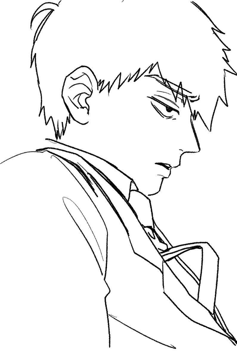 nononoglitter's tweet image. ほぼ消えそうだから見て欲しいアラタカの後頭部のぴょこん髪