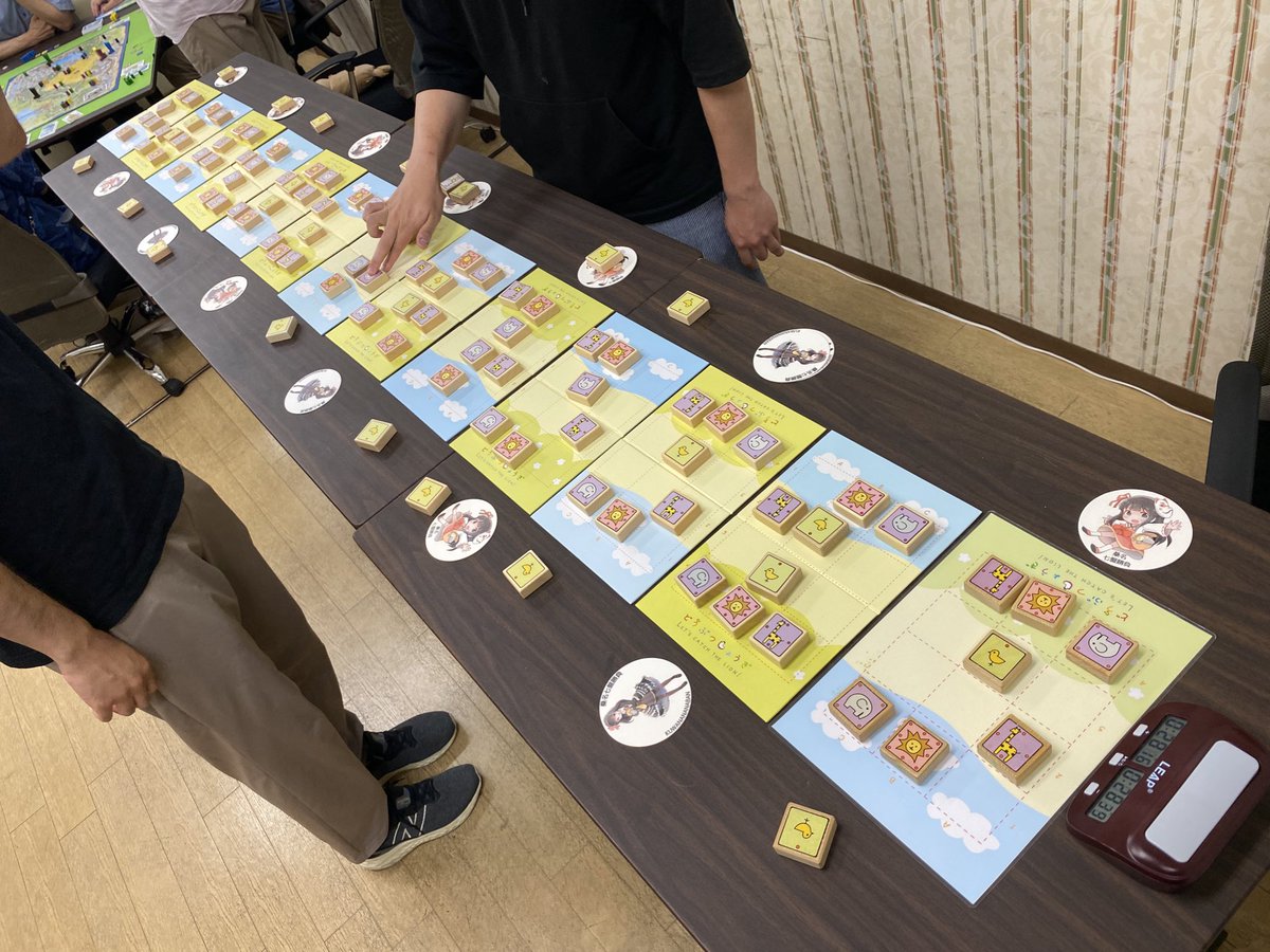 oshamananaban's tweet image. どうぶつしょうぎ同時対局
13盤勝負

#桑名七盤勝負