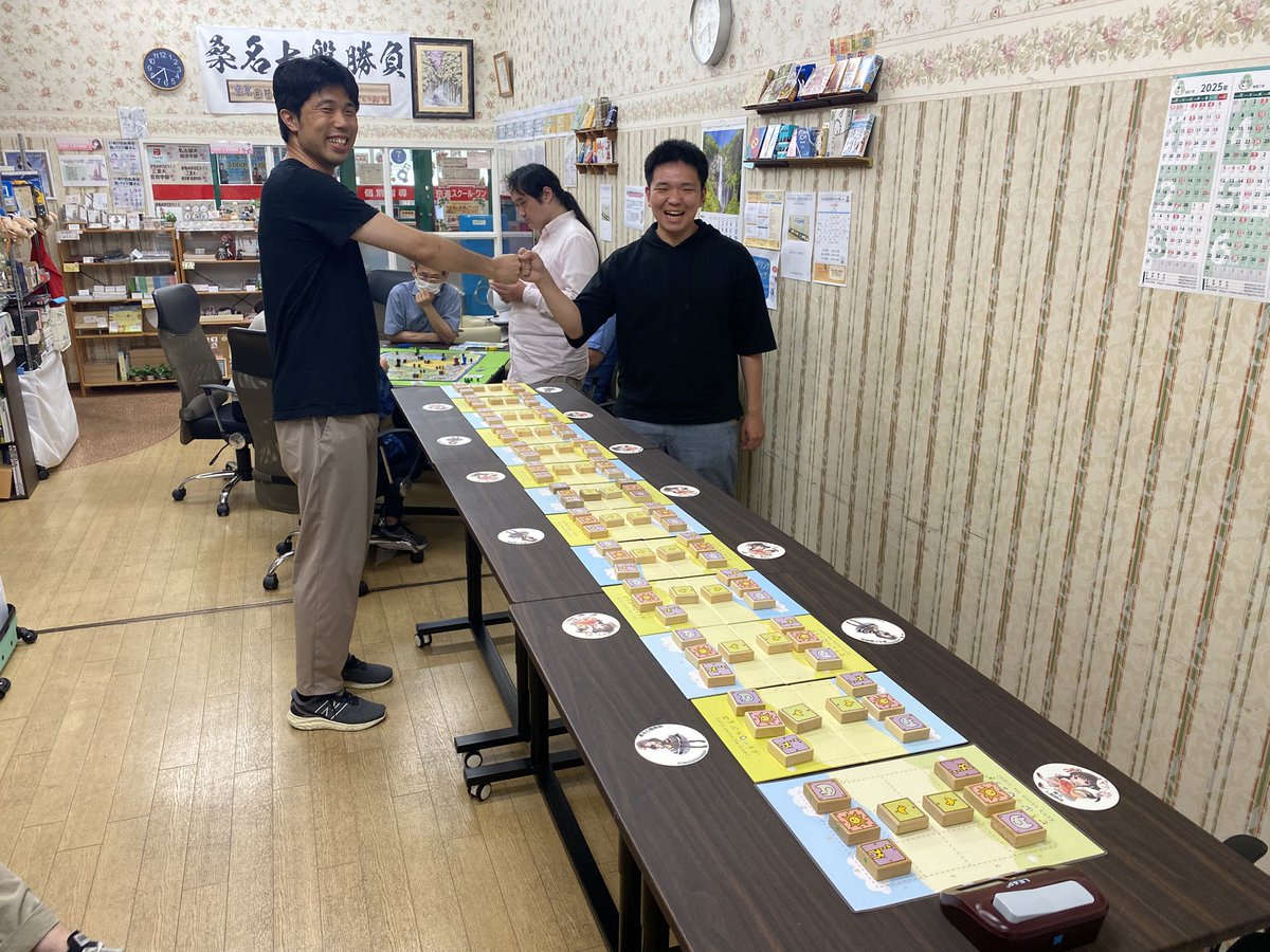 oshamananaban's tweet image. どうぶつしょうぎ同時対局
13盤勝負

#桑名七盤勝負