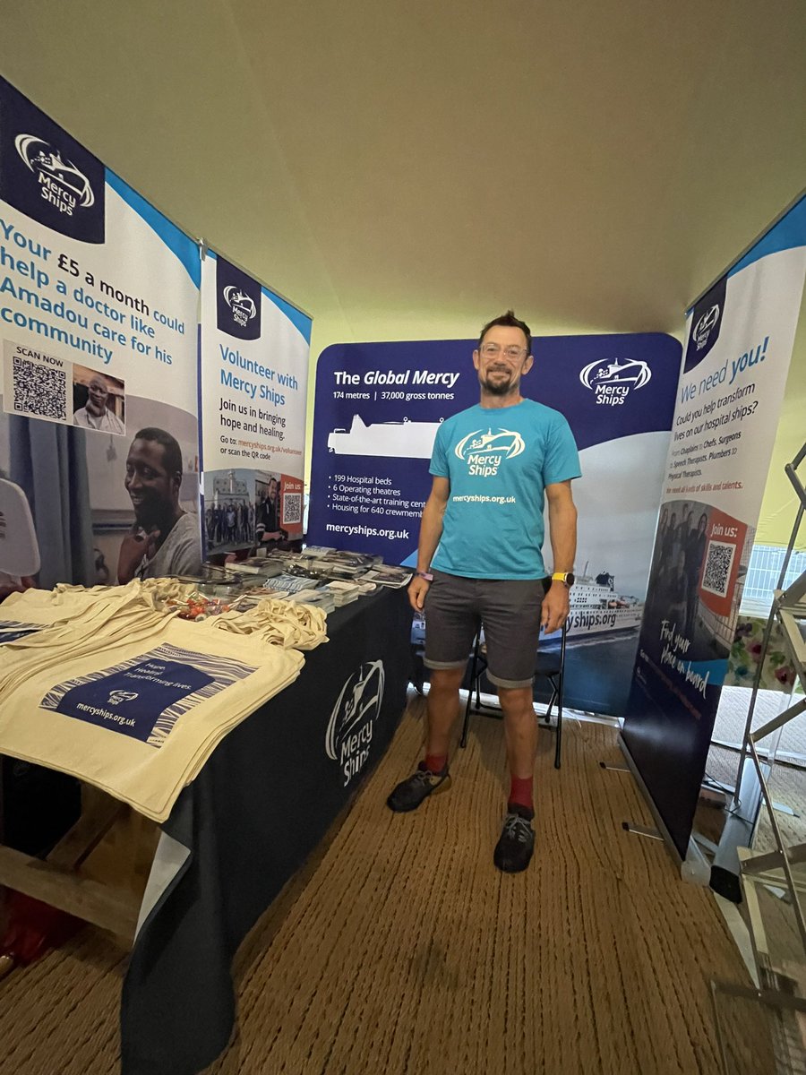 Representing <a href="/MercyShipsUK/">Mercy Ships UK</a> at Focus, Newark. If you’re here, come say hi! #hopeandhealing