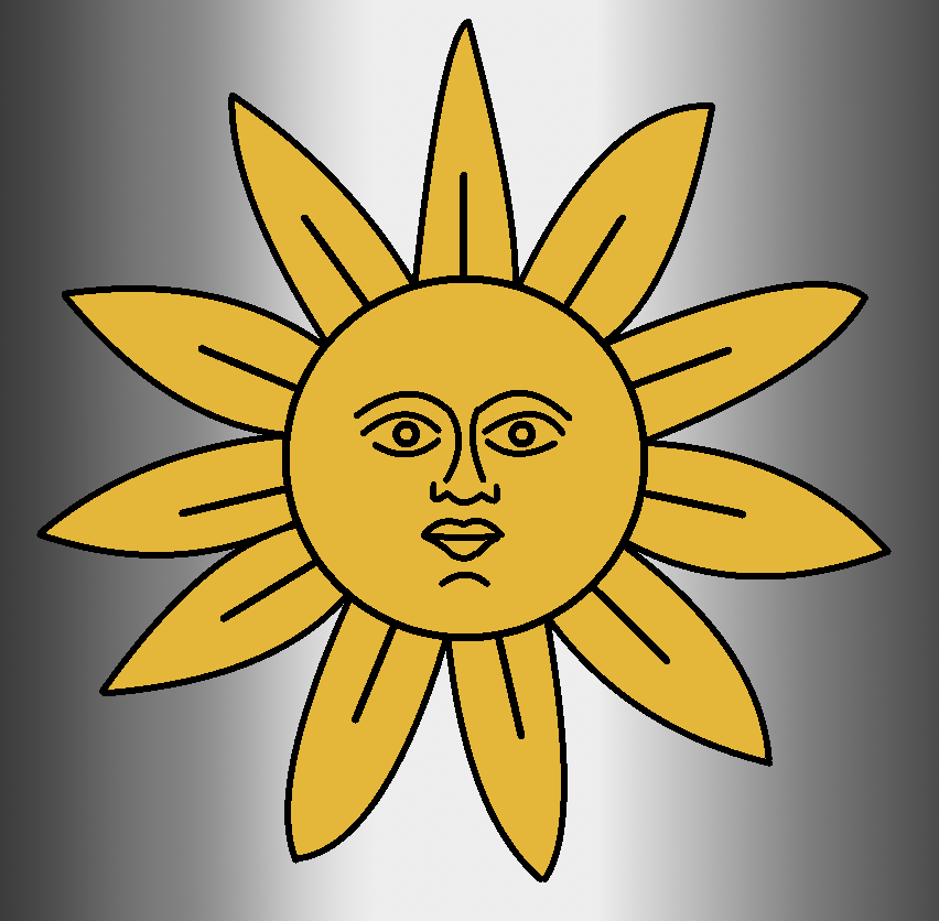 V69O6iL62aMiJjU's tweet image. #イラスト　 
インカ帝国の太陽神。