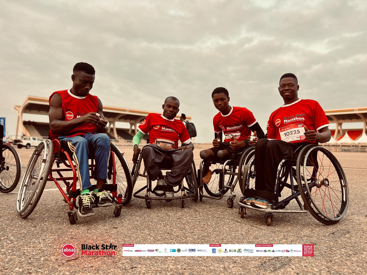 Citi973's tweet image. #AbsaBlackStarMarathon — No limits. Just heart. 💪🏾
More unforgettable moments from our incredible para-athletes on the 10km track.
📸 Pure inspiration in every frame.
🎥 youtube.com/watch?v=6mGY2M…
#ChannelOneTV @AbsaGhana