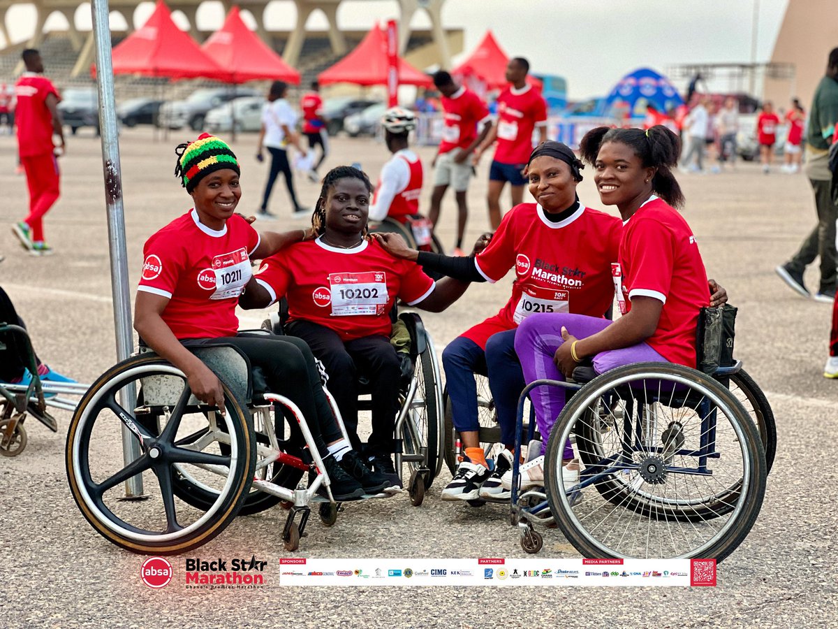 Citi973's tweet image. #AbsaBlackStarMarathon — No limits. Just heart. 💪🏾
More unforgettable moments from our incredible para-athletes on the 10km track.
📸 Pure inspiration in every frame.
🎥 youtube.com/watch?v=6mGY2M…
#ChannelOneTV @AbsaGhana
