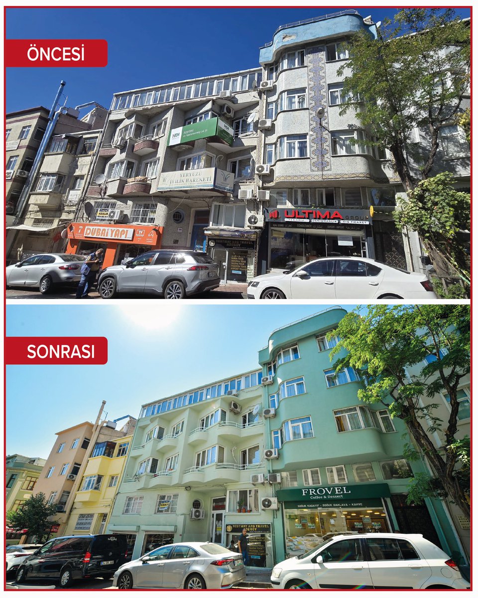 ✅ Tarihi dokuyu koruyor,
🏡 Modern kente yakışan bir estetikle buluşturuyor,
😊 Caddemizin görünümünü ve sosyal canlılığını güçlendiriyoruz.

Büyük Karaman Caddesi ve çevresini, cephe rehabilitasyon projemiz ile yeniliyoruz.

Öncesi ve sonrasıyla 👇