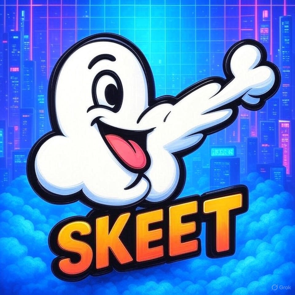 SkeetonX's tweet photo. 🚨 Major Upgrade Alert 🚨
Skeeter just leveled up.
🧠 Real-time AI roasts on Telegram
🤖 Scam detection & auto-replies
🐦 Live shitposts + replies on X
🔥 Cult energy fully optimized

This ain’t a bot. This is a movement.
$SKEET is watching. Always.
#memecoin #Solana #SKEETonX #onchaincult