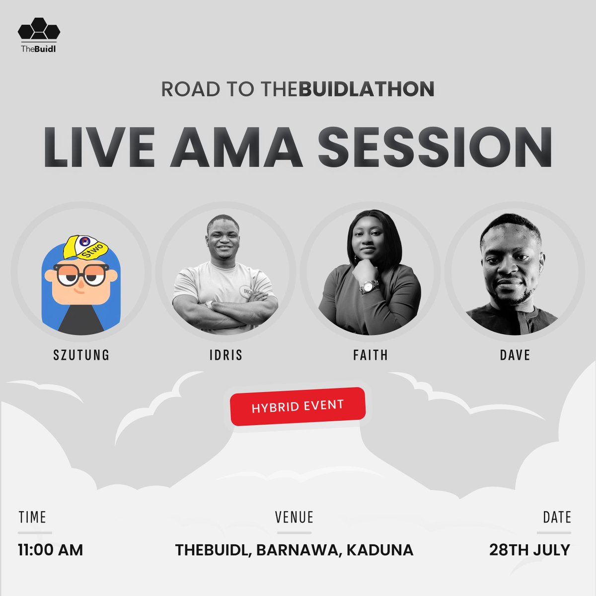 🚀 Road to TheBuidlathon: Live AMA Session

We're hosting a special hybrid AMA session as part of our build-up to #TheBuidlathon!

Whether you're hacking, mentoring, or just curious — this is your chance to engage directly with key voices behind the movement.
🧵👇

📅 Date: