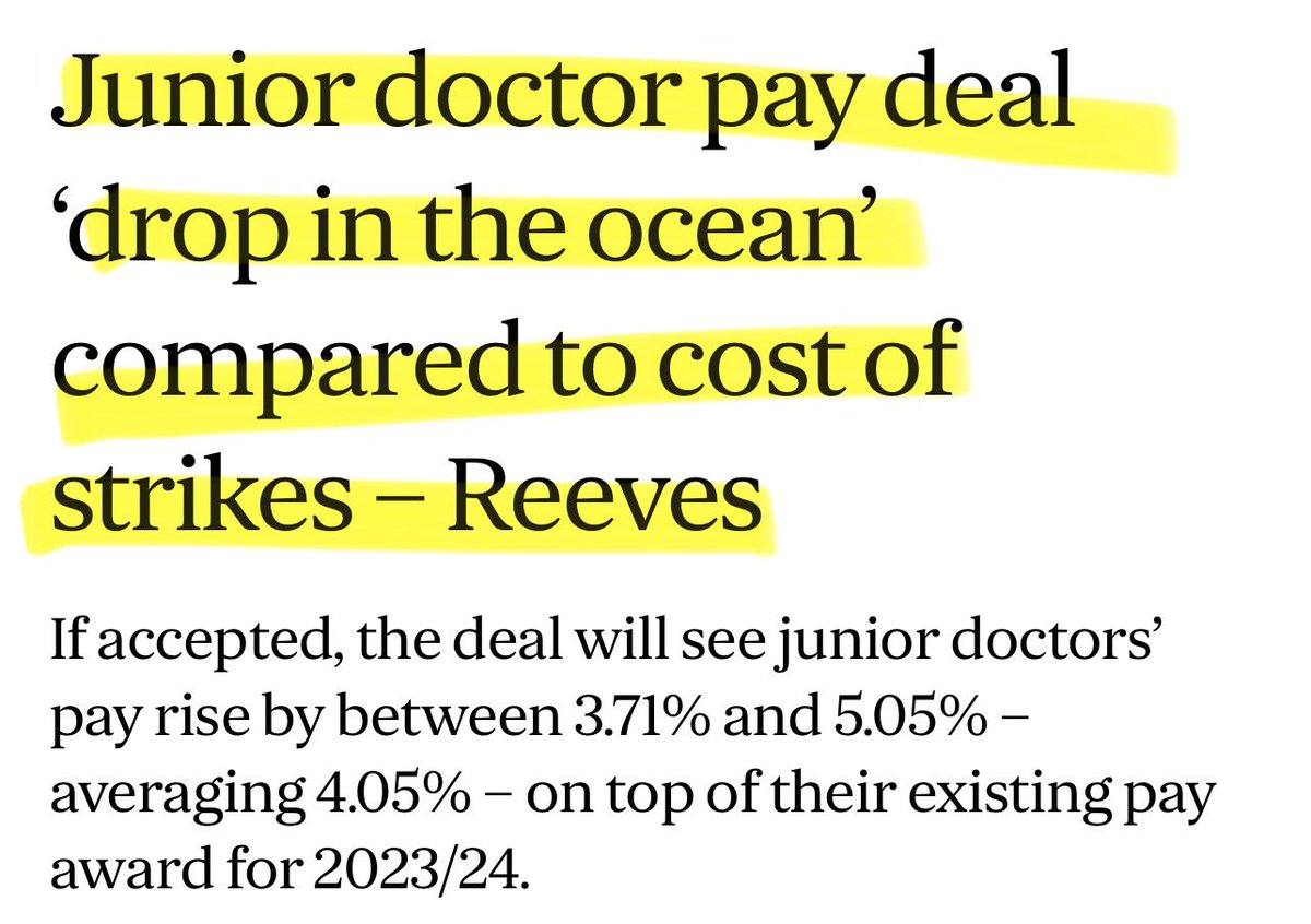Eileen Molloy (@dirtybird12345) on Twitter photo You're wasting public money <a href="/wesstreeting/">Wes Streeting</a> Nothing new here, your funneling our money to train & sustain your PA project. Nondoctors earning 30% more than Dr's. You're wasting public money <a href="/wesstreeting/">Wes Streeting</a> Nothing new here, your funneling our money to train & sustain your PA project. Nondoctors earning 30% more than Dr's.